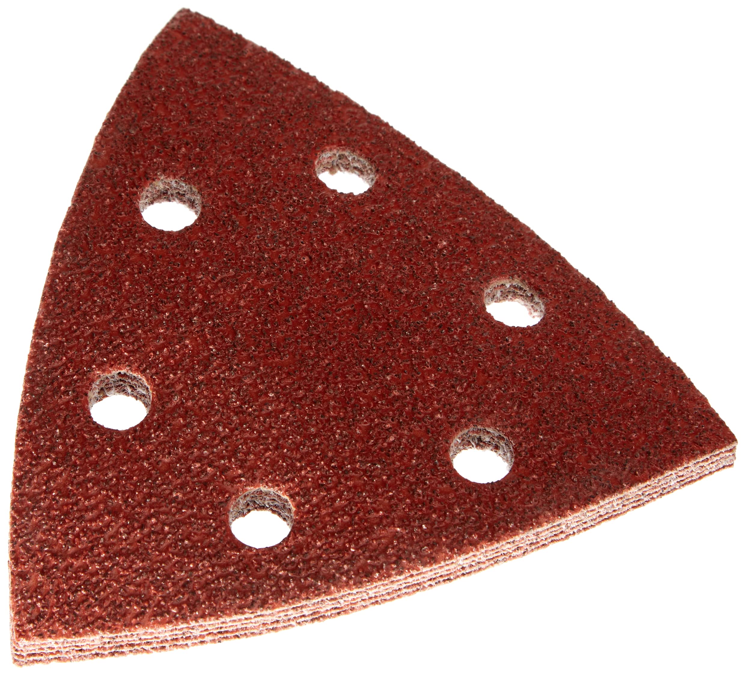 kwb Sanding Triangles 93 Mm Made Of High-Grade Aluminium Oxide With Grit Size 60, tool-Free Change, Synthetic Resin Bonding and Reinforced Paper Backing for Coarse Sanding Of Wood and Metal