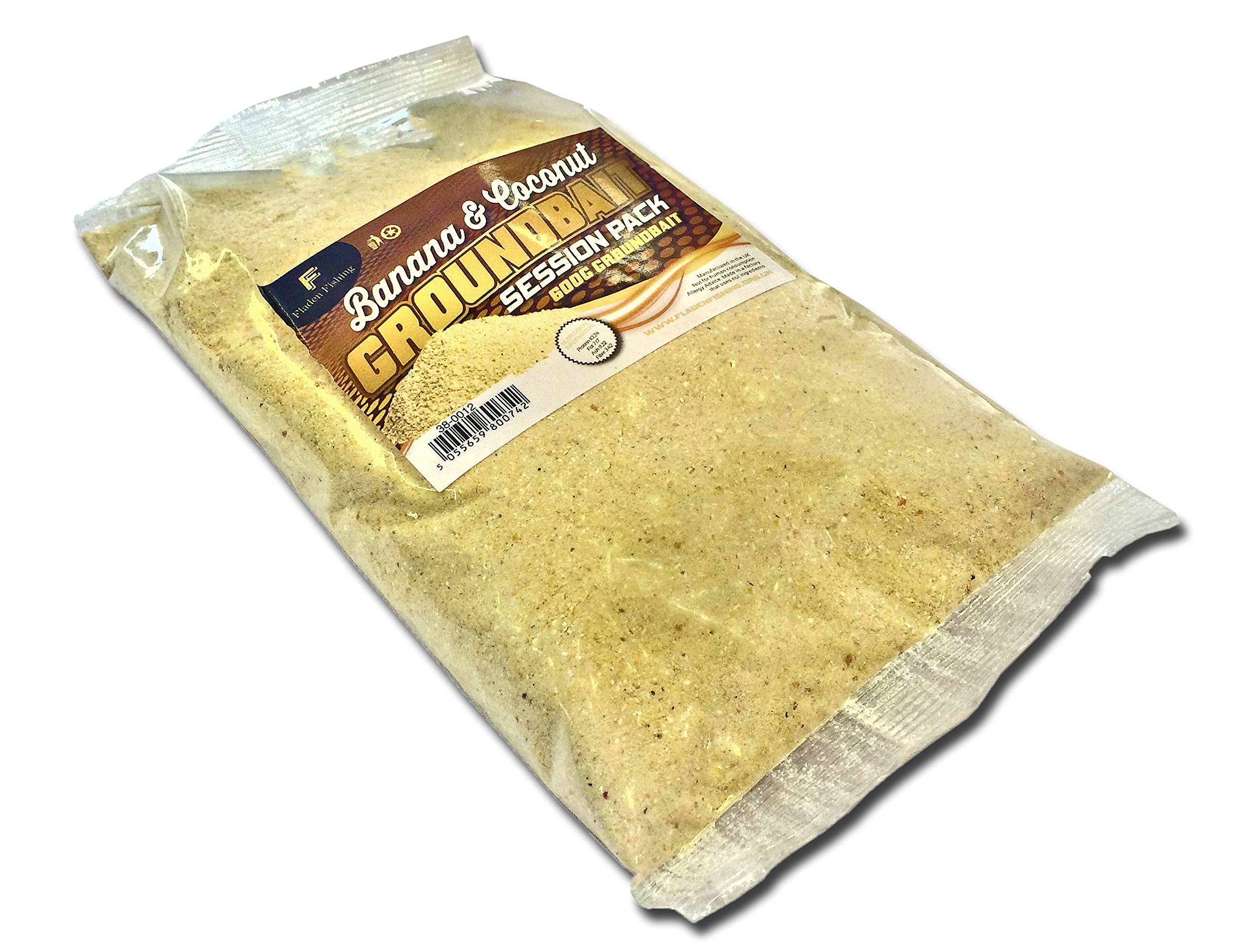 Session Pack Banana & Coconut Groundbait - Yellow, 600 g