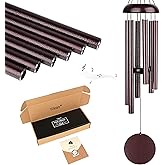 Yilean Memorial Wind Chimes for Outside Deep Tone 32" Windchimes Outdoors Decor Sympathy Wind Chimes for Loss of Loved One with Wind Catcher for Garden Patio Balcony and Home Best Gift