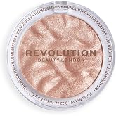 Revolution Reloaded Highlighter, Bold Bloom | New Talc-Free Formula, Long-Lasting, Highly Pigmented Glowy Finish, Vegan &amp; Cruelty-Free, 0.22 oz