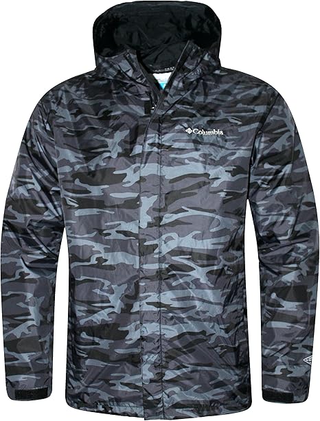 columbia camo rain jacket