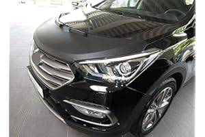 AUTO-BRA AB3-00026 Hood Bra Compatible with Hyundai Santa Fe 2012-2018 Bonnet Bra Front End Nose Mask STONEGUARD Protector Tuning