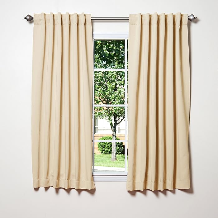 Top 8  Home Fashion Thermal Insulated Blackout Curtains Beige