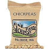 Palouse Brand Certified Glyphosate Residue Free Chickpeas | Garbanzo Beans | 5 lbs | Family Farmed in Washington State | Non-GMO Project Verified | Kosher Parve | USA Grown | Field Traced