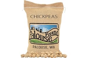 Certified Glyphosate Residue Free Chickpeas | Garbanzo Beans | 5 LBS | Family Farmed in Washington State | Non-GMO Project Ve
