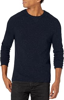 Cashmere Silk Saddle Crew Sweater 