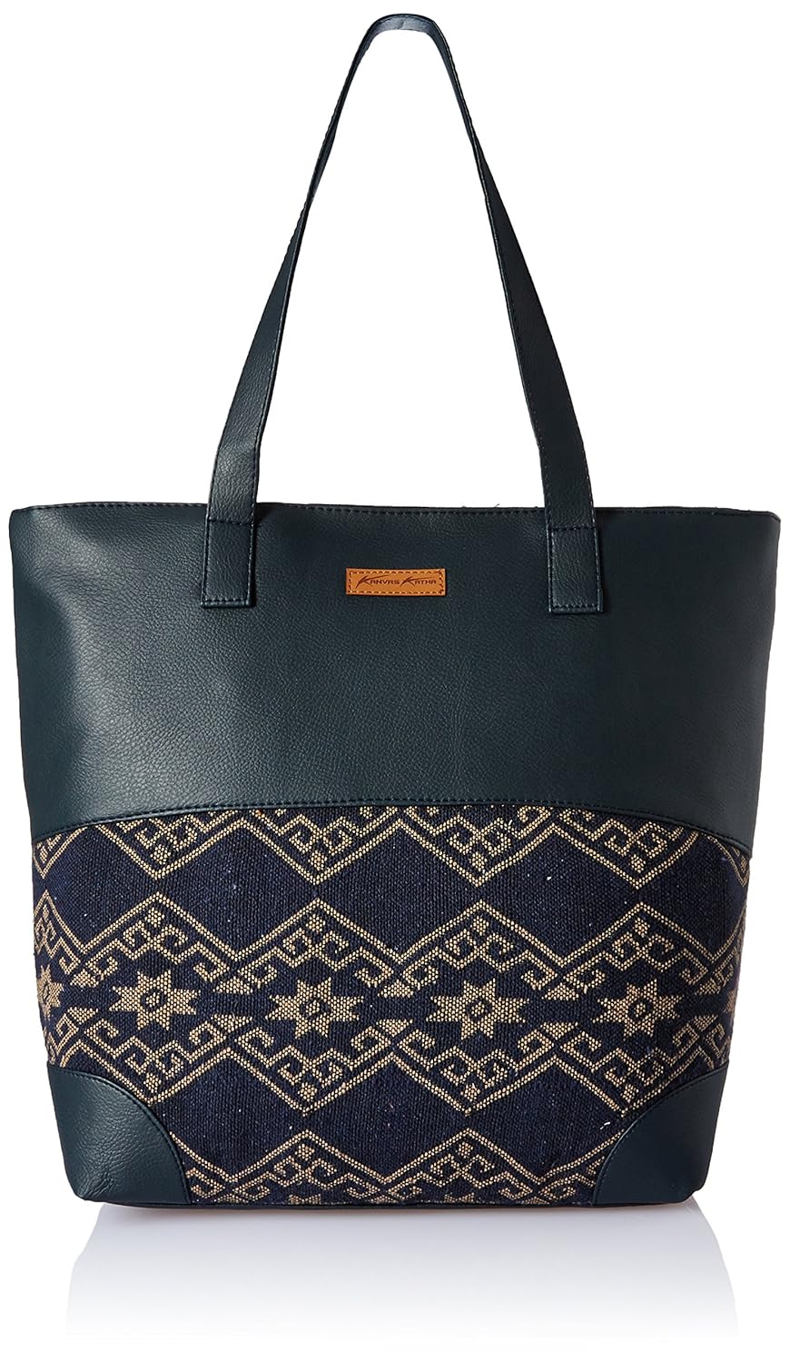 kanvas katha women's tote bag (multicolor) ()