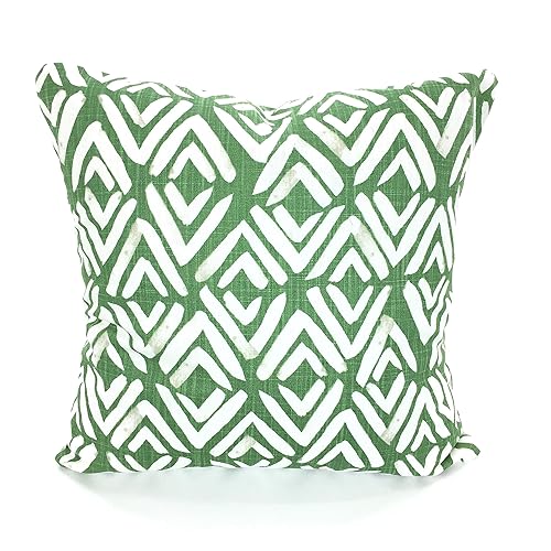 Amazon Com Pillow Covers Green White Decorative Pillows Cushion