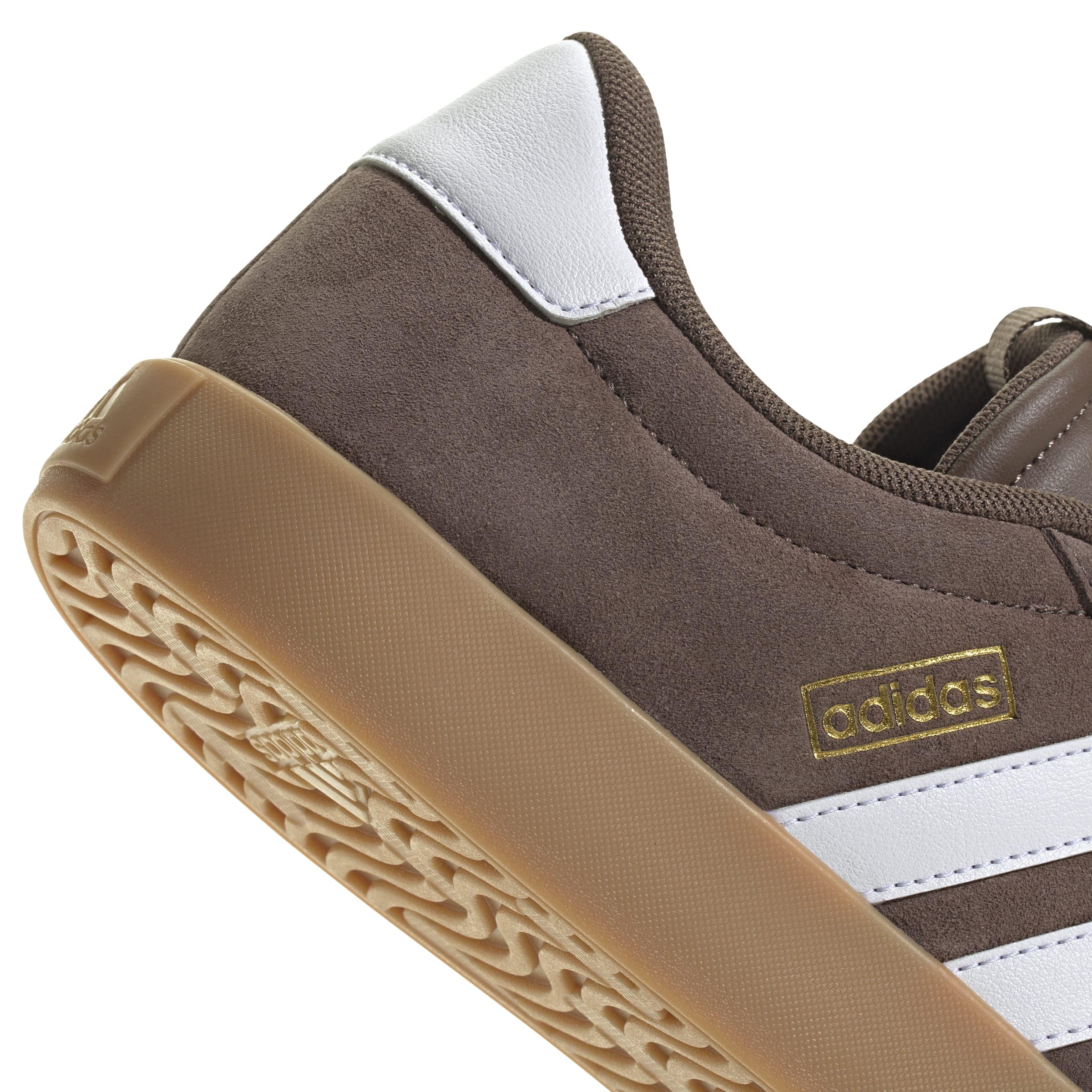 adidas Herren VL Court 3.0 Shoes, Earth Strata/Cloud White/Gold Metallic, 42 2/3 EU 5