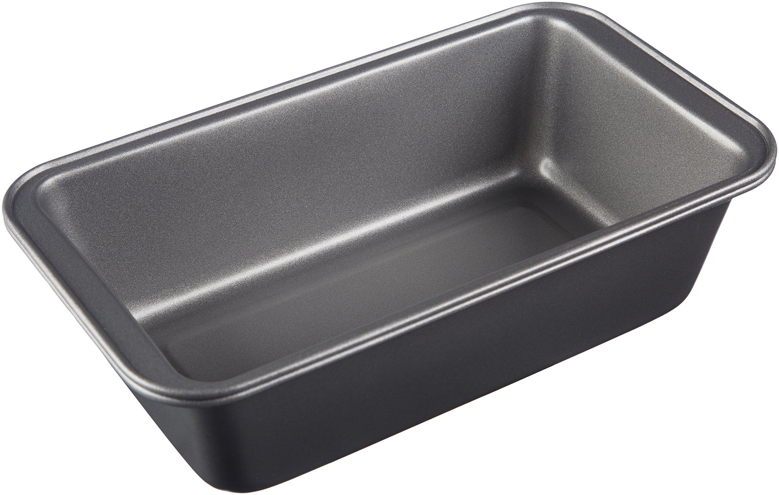 AmazonBasics Nonstick Carbon Steel Baking Bread Pan, 9.5 x 5 Inch, Set