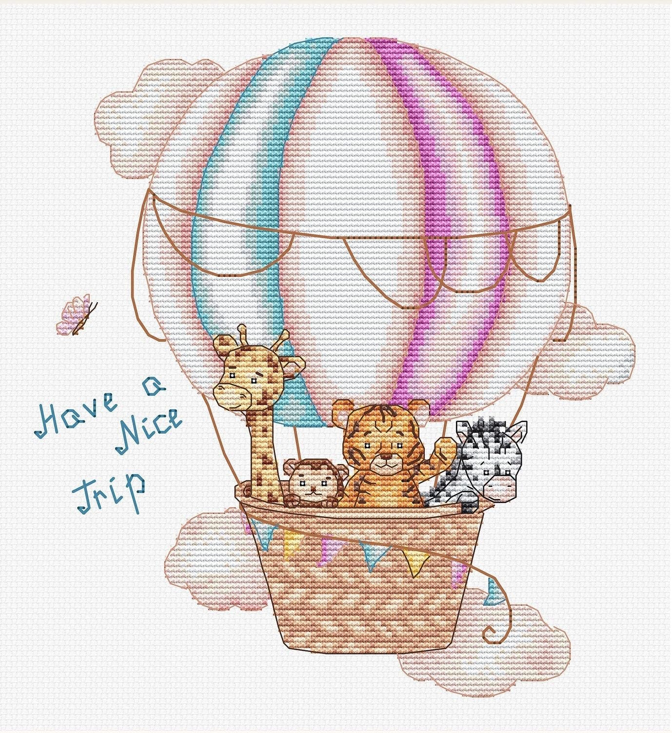 Luca-S Have a Nice Trip - Cross Stitch Kit