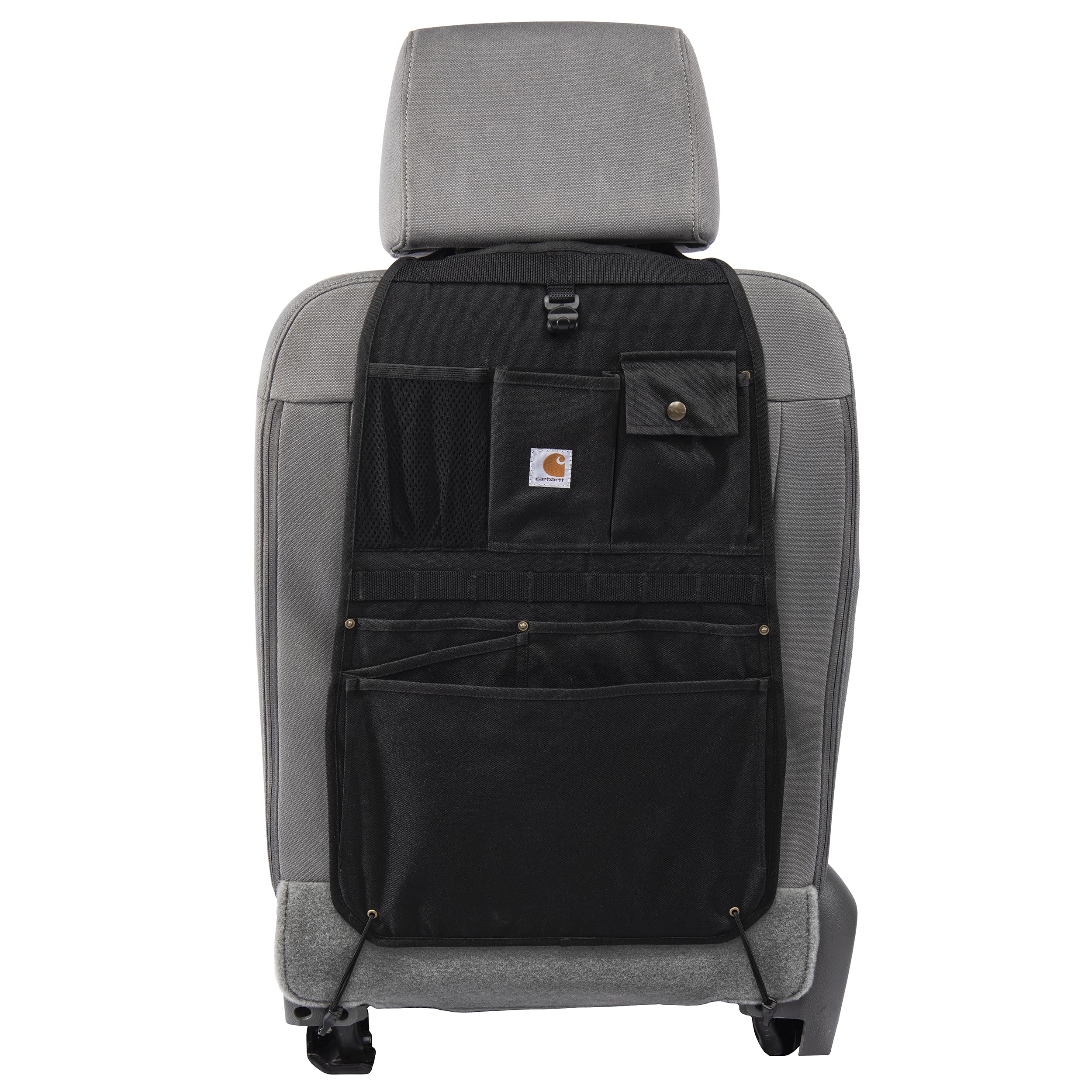 Photo 1 of Carhartt Universal Nylon Duck Seat Back Organizer, Black