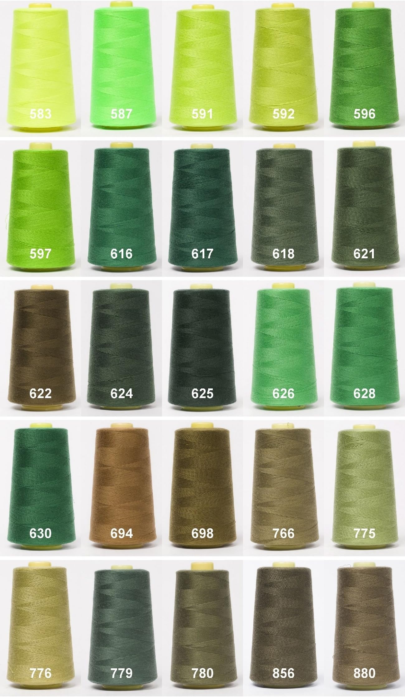 Overlocker Sewing Thread 50S/2, Polyester, 5000 Yards / 4570 Meter / Color: 775