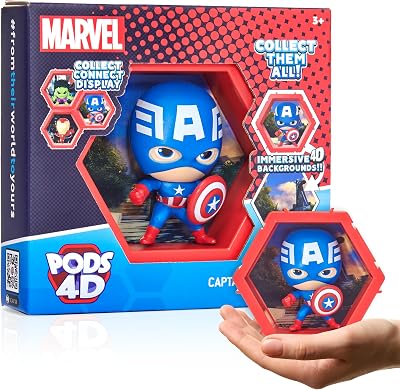 WOW! PODS Captain America 4D Connectable Marvel Figure Series 1 455