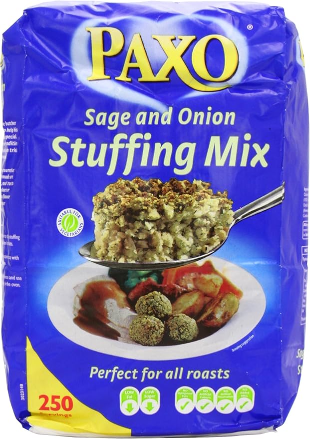 Paxo Sage and Onion Stuffing Mix 2.5 kg Amazon.co.uk Grocery Paxo Sage and Onion Stuffing Mix 2.5 kg Amazon.co.uk Grocery