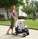 Little Tikes Patrol Police Car Cozy Coupe Ride-On Toy for Toddlers view 6