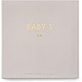 Lucy Darling Baby Memory Book, Luxury Baby First Year Book & Photo Album for Baby Boy/Girl, Keepsake Baby Books & Journals, Gender Neutral Memories & Milestone Book, Pregnancy Gift - Honey Bee