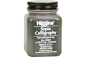 Higgins Sepia Calligraphy Ink, 2.5 Ounce (46036)