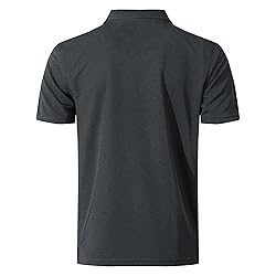 KAOKLRNI Men's Quick-Dry Active Polo Shirts Short