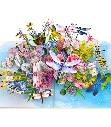 PopLife Carte Pop Up 3D Colorée Marguerite Marguerite – Fête Des