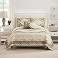 MODERN HEIRLOOM Olivia Embroidered 3-Piece Quilt Set - Lightweight Breathable All Seasons Bedding, King
