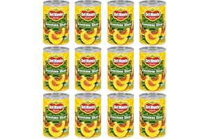 Del Monte Canned Sliced Freestone Peaches in Heavy Syrup, 15.25 oz Can (Pack of 12)