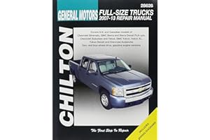 Chilton's General Motors Full-Size Trucks 2007-13 Repair Manual: Covers U.S. and Canadian Models of Chevrolet Silverado, GMC Sierra and Sierra Denali ... Avalanche Two and Four-Wheel Drive Versions