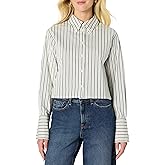 Amazon Essentials (Demi's Pick Women's Oversized-Fit Cotton Stretch Poplin Button-Down Dress Shirt