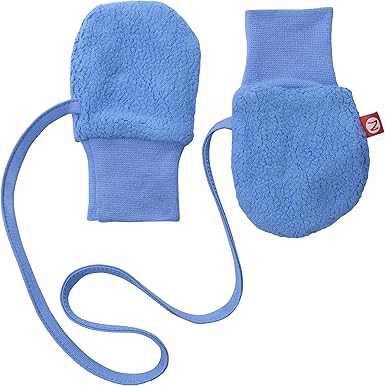 zutano mittens on a string