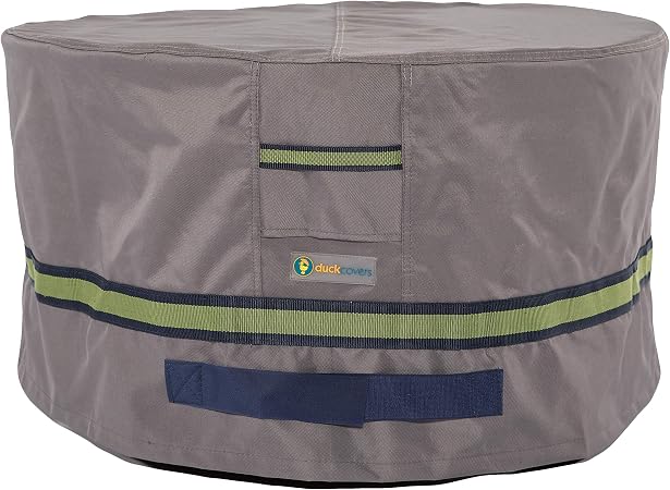 Amazon Com Duck Covers Soteria Waterproof 32 Inch Round Patio Ottoman Side Table Cover Garden Outdoor
