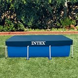 Intex Debris/Weather Cover for 3m x 2m Frame Pools 28038 Rectangular Blue view 2