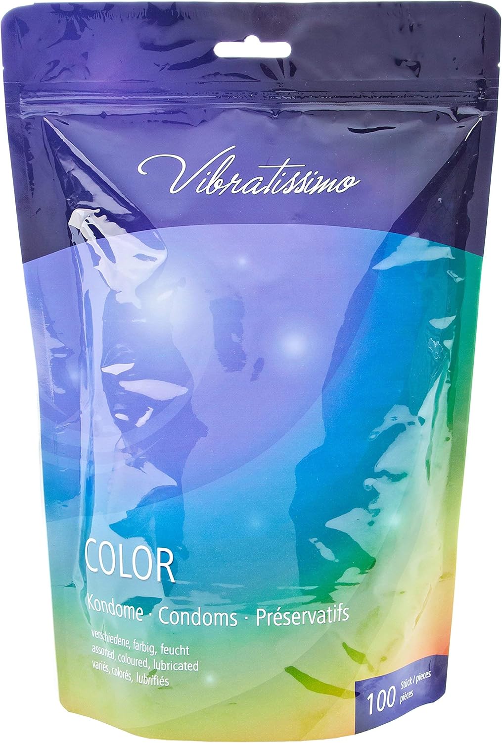 Amazon De Vibratissimo Color 100er Pack Premium Kondome Gefuhlsecht Und Extra Feucht