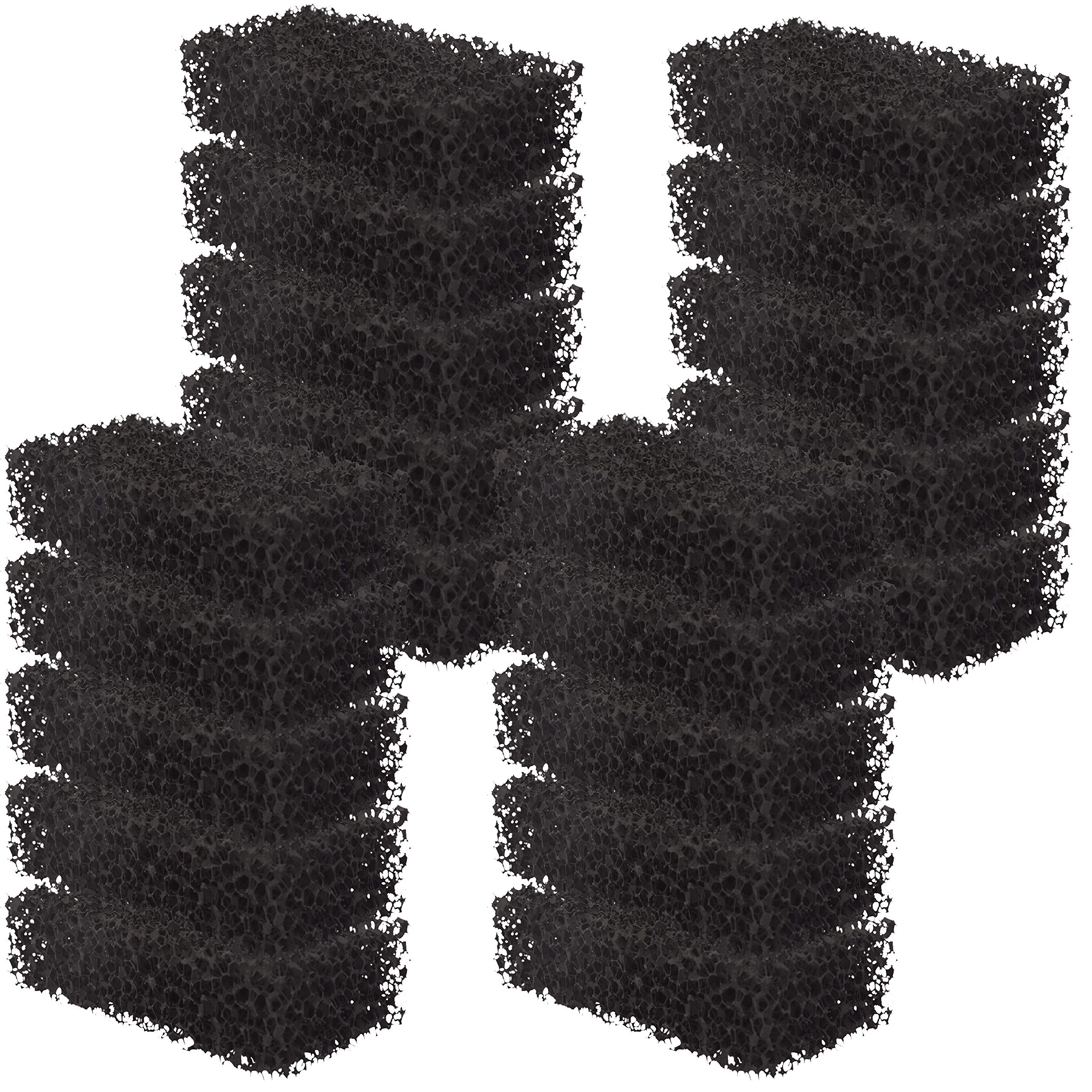 LTWHOME Compatible with Replacement Carbon Foam Filter Pads Fish Tank Media for Juwel Compact Super Filters/S (Pack of 20)