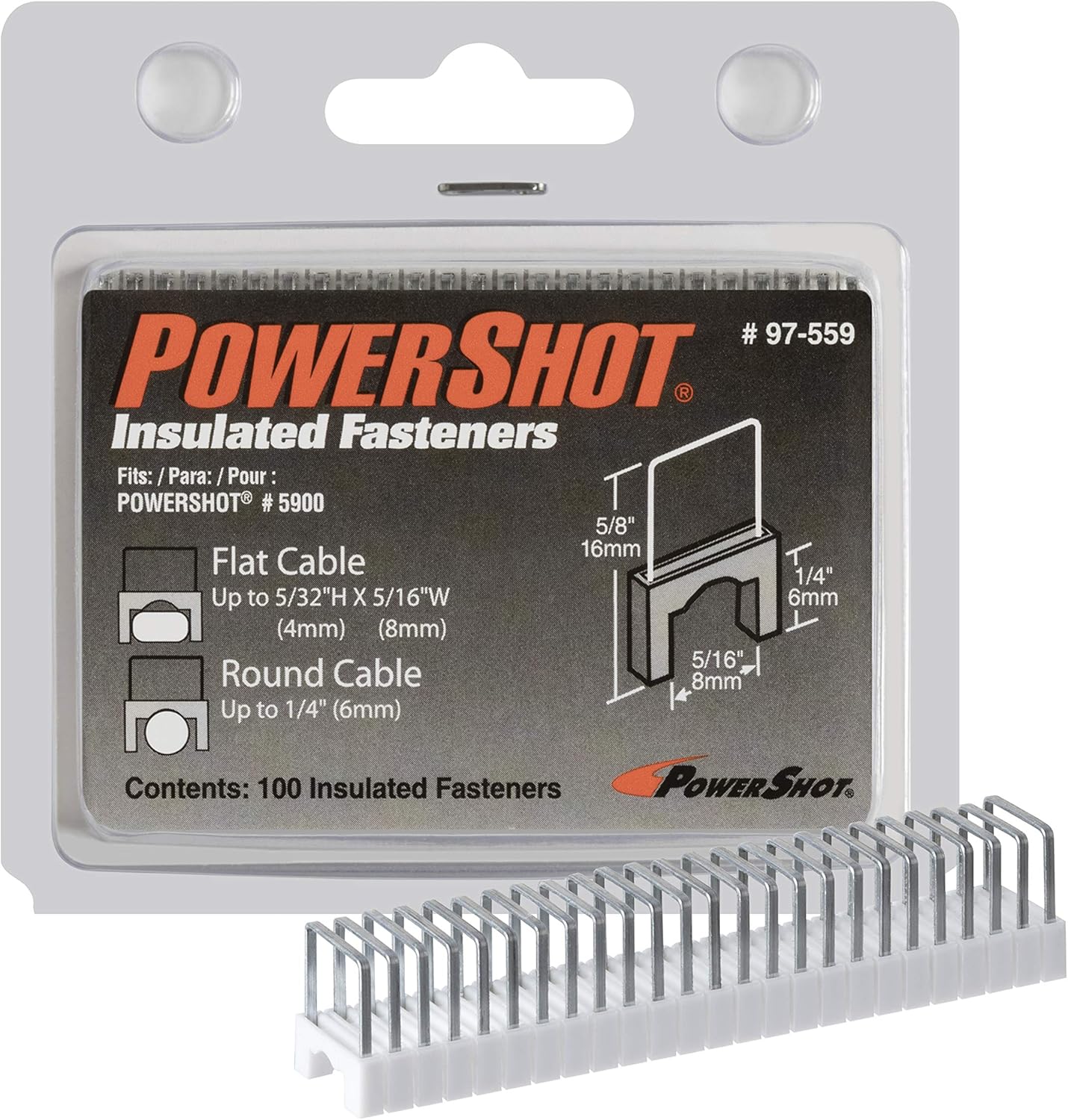 Arrow Fastener 97559 PowerShot Insulated Fasteners 100 Count Amazon