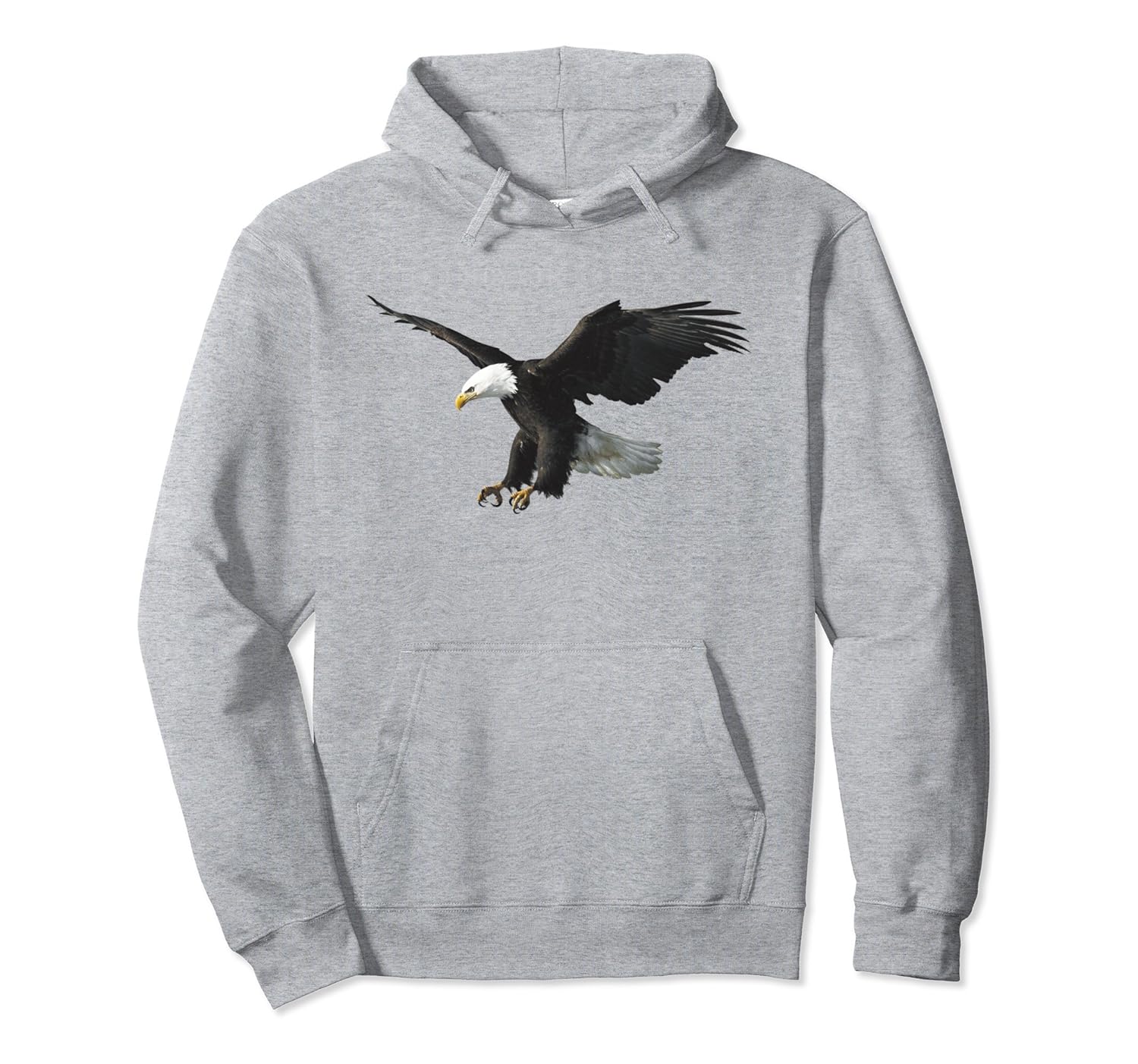 Majestic Flying American Bald Eagle Photo Portrait Hoodie4LVS