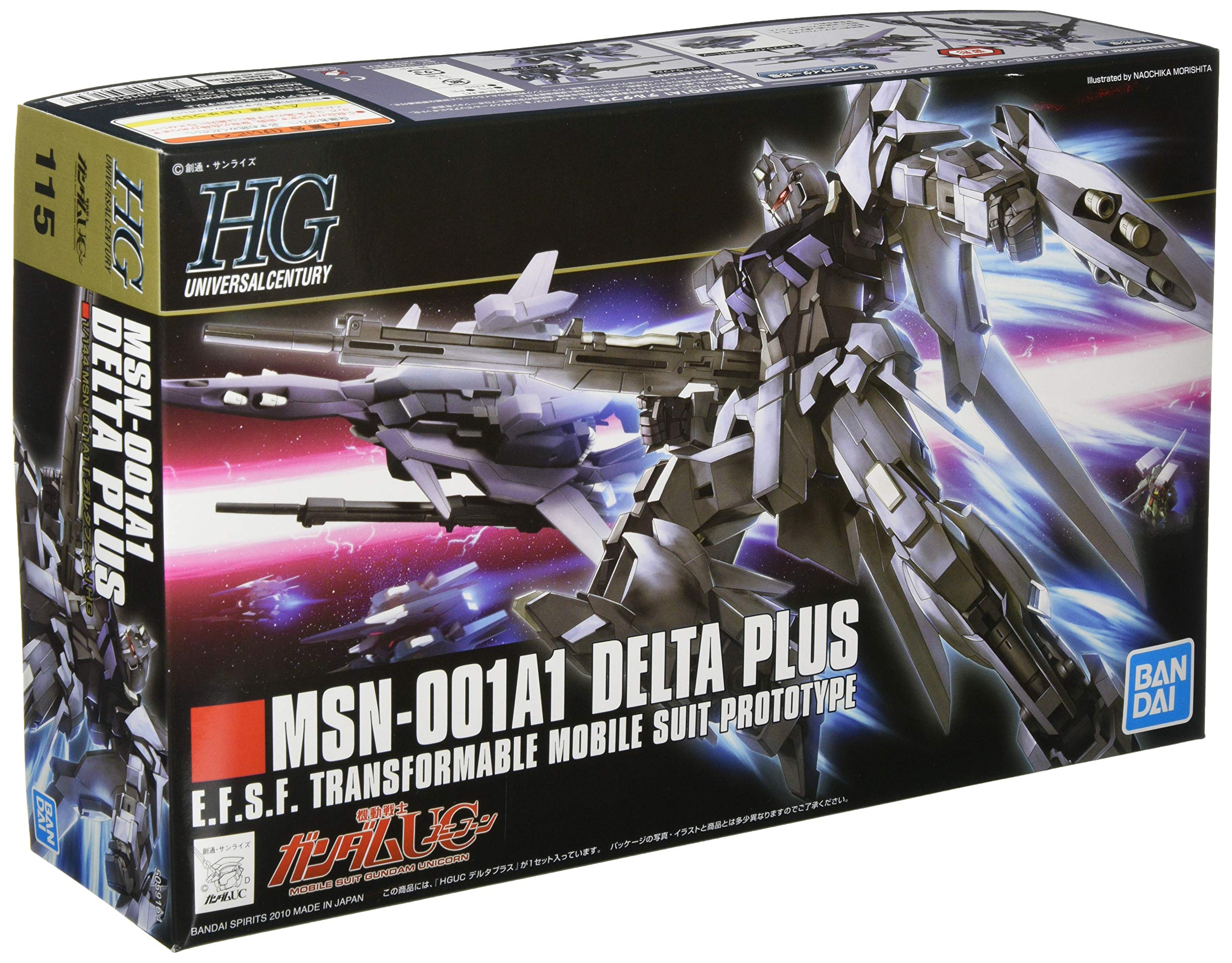 BANDAI SPIRITS HG Delta Plus (Mobile Suit Gundam Unicorn)