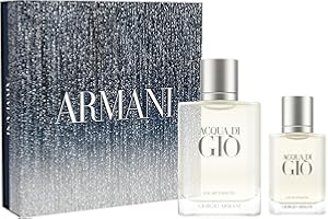 Armani Beauty– Acqua di Giò Eau de Toilette – 2-Piece Cologne Set for Men ($192 Value) – Full Size (3.4 Fl Oz) & Travel Size (1.0 Fl Oz)