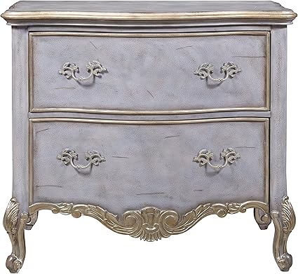 Pulaski P017054 Soft Gray Accent Chest With Elegant Curved Front
