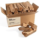 Old Potters Kiln Dried Firewood, 8" Logs, 1100 Cu. in, Oak | 8" x 2.5" Logs, Cooking Wood, For Grilling, Smoking, and Firepits, , 16-18 Logs