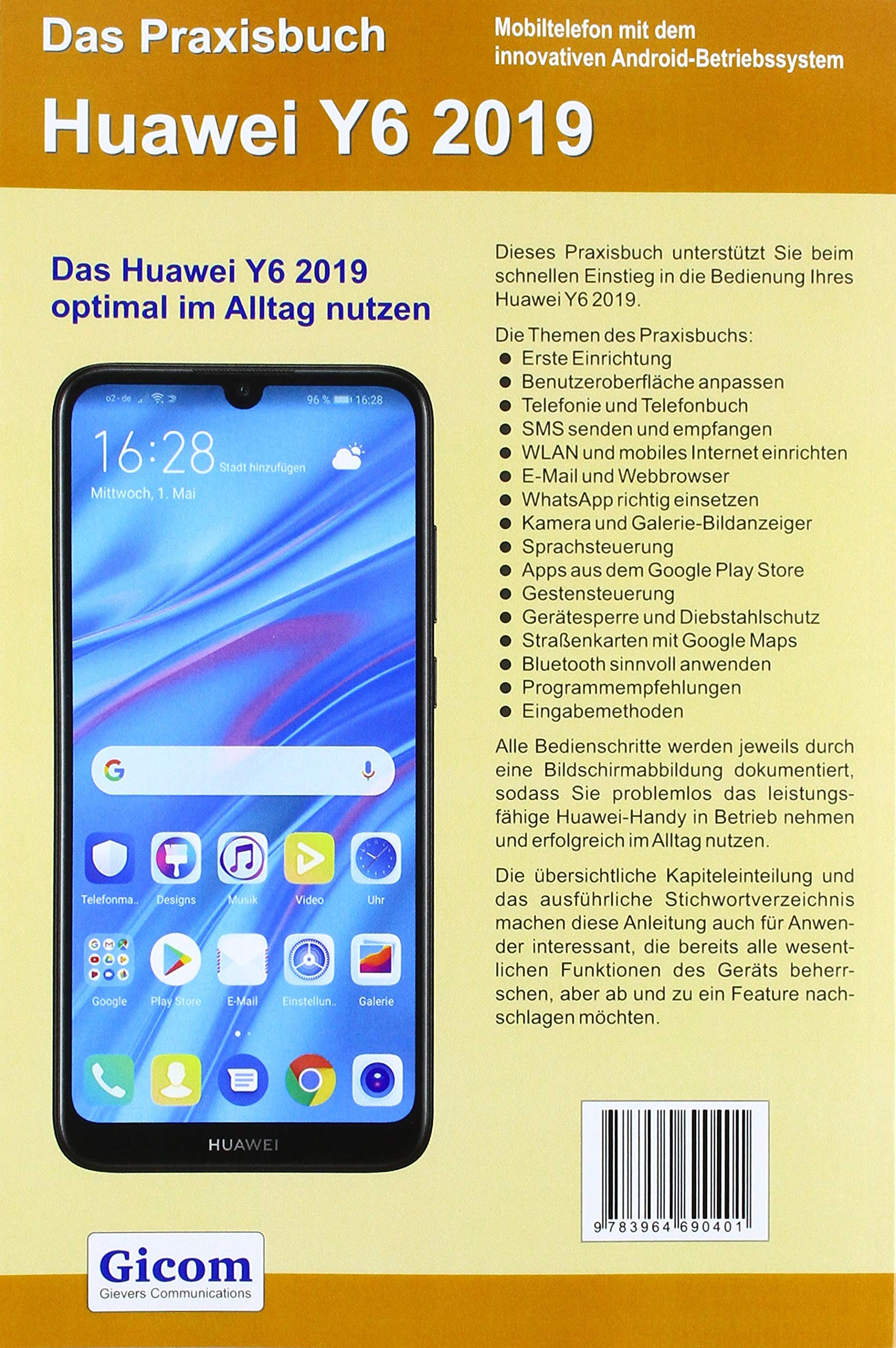 Huawei Y6 2019 Bedienungsanleitung Deutsch