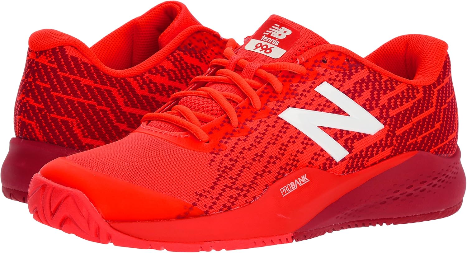 new balance red tennis shoes
