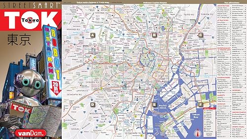 地図・旅行ガイド PEOPLE MAKE PLACES TOKYO StreetSmart®Tokyo 2026 Edition Map by VanDam Laminated, pocket