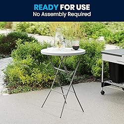 Flash Furniture Elon 32' Round Folding Bar Height