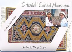 Oriental Carpet Mouse pad - Authentic Woven Carpet
