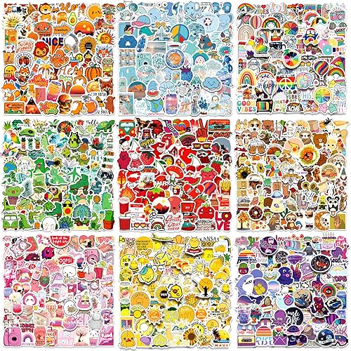 480 Stück Vintage Sticker Set - Ästhetische Aufkleber Für Scrapbooks, Laptops & Mehr