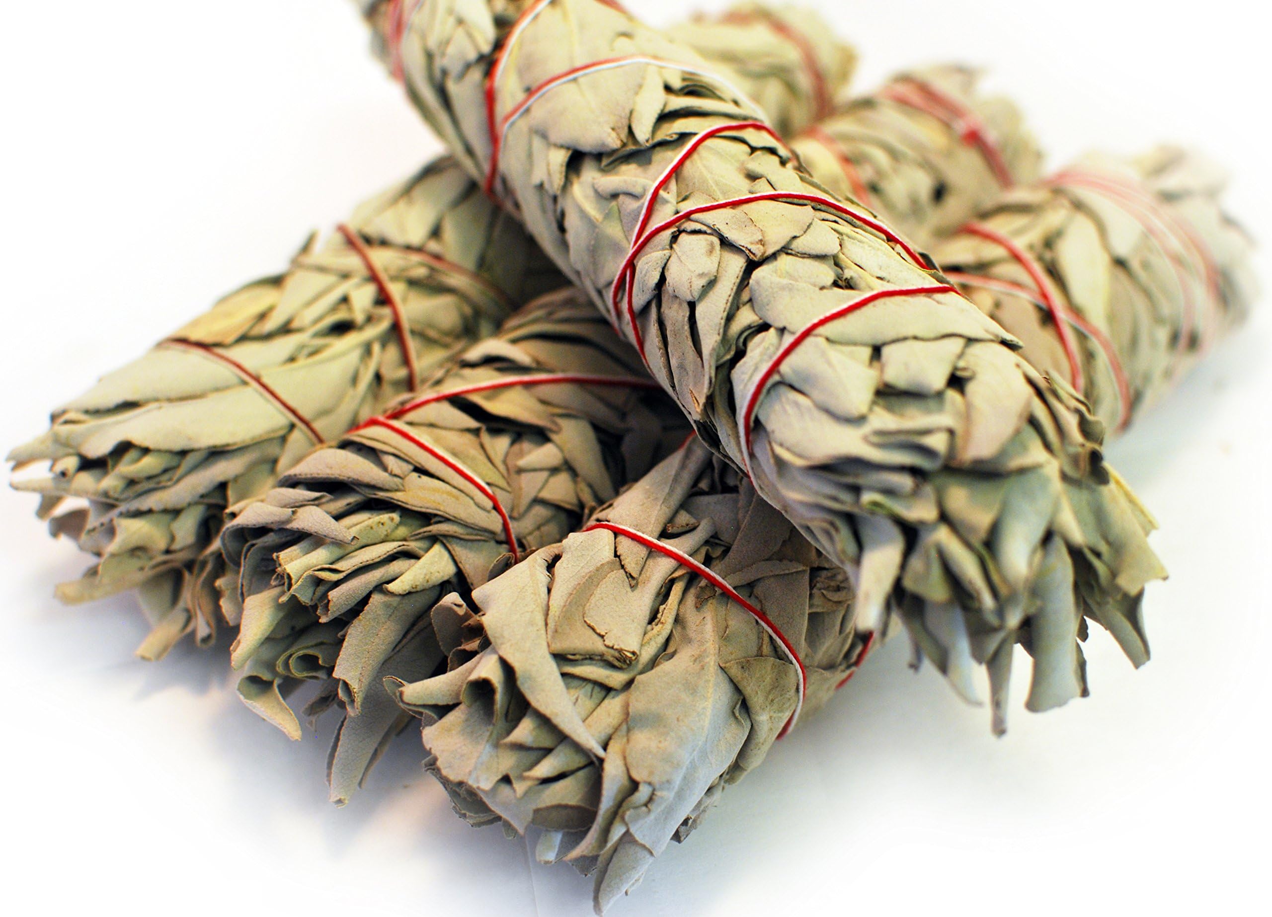 Earthwise White Sage Smudge Sticks - 100% Natural - Large 9 Inch - 4 Pack Aromatics