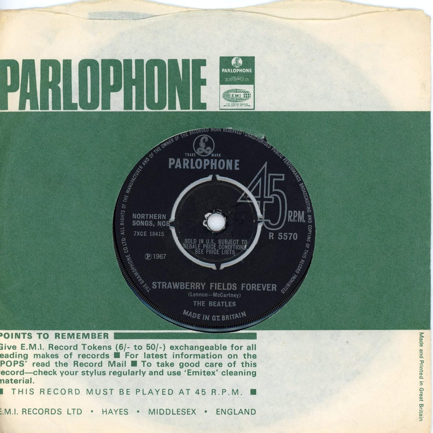 Strawberry Fields Forever The Beatles Amazon.es CDs y vinilos}