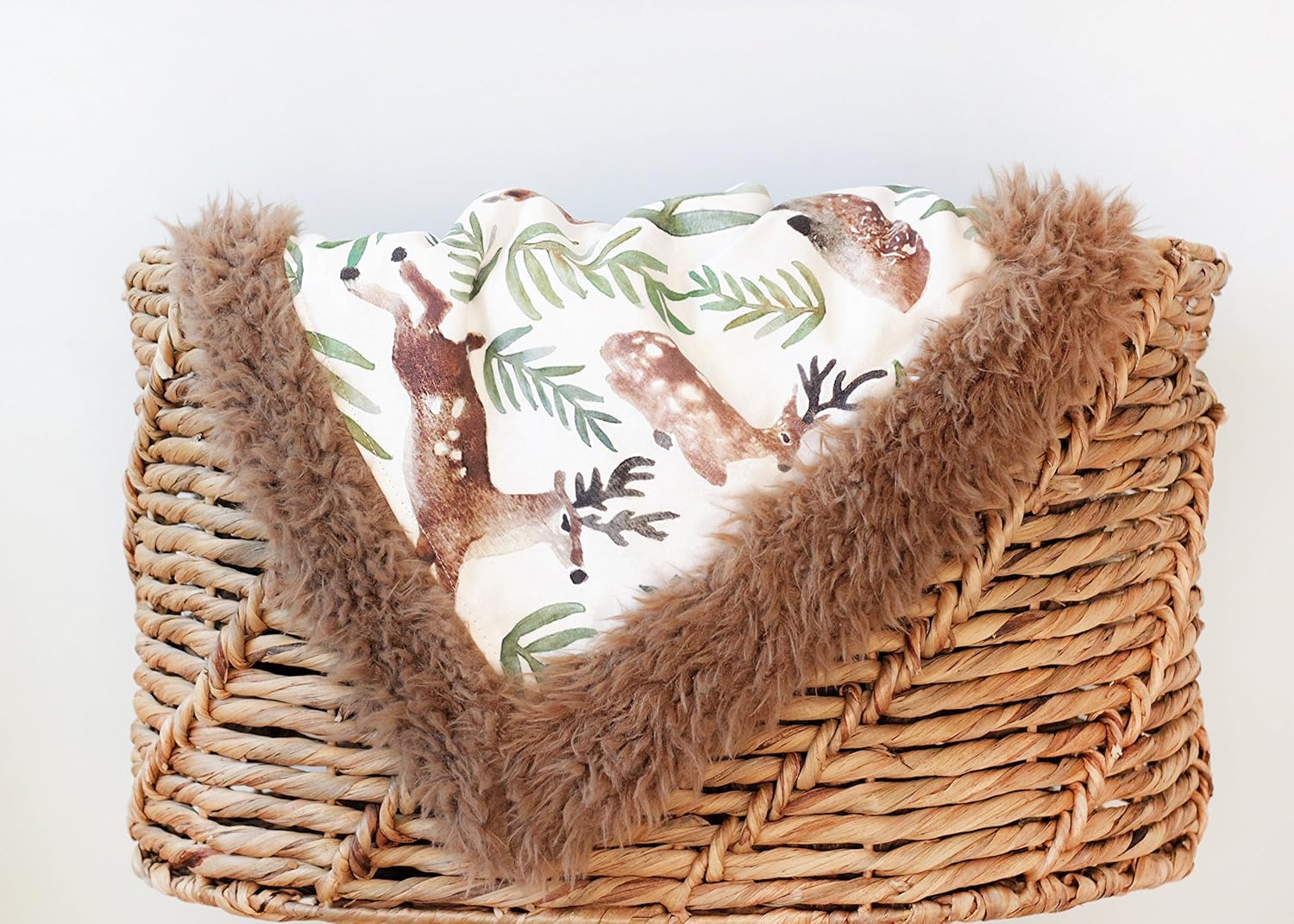 Woodland baby blanket Amazon.ca Handmade
