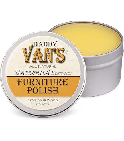 Amazon.com: Daddy Van's Beeswax Furniture Polish – Natural Wood