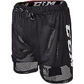 CCM Boy's Loose Fit Hockey Mesh Jock Shorts with Sock Tabs Junior Sports